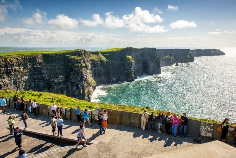 The famous Cliffs of Moher in County Clare, another trip for the Irish Bucket List. 