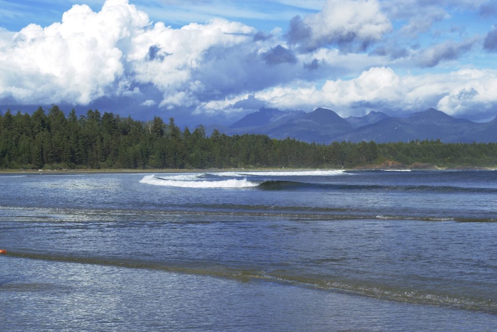 Wear a wetsuit if you're surfing at Tofino.