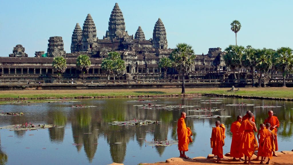 Angkor Wat is one of the top 10 UNESCO World Heritage Sites.