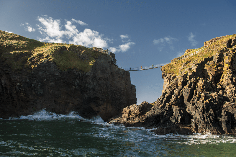The Carrick a Rede rope bridge, one for the Irish Bucket List. 
