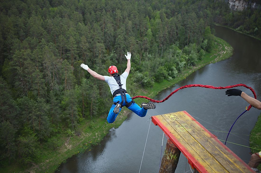 Bungee jumping: a heavenly experience