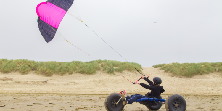 Kite-buggying