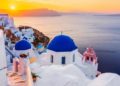 vacation in Santorini